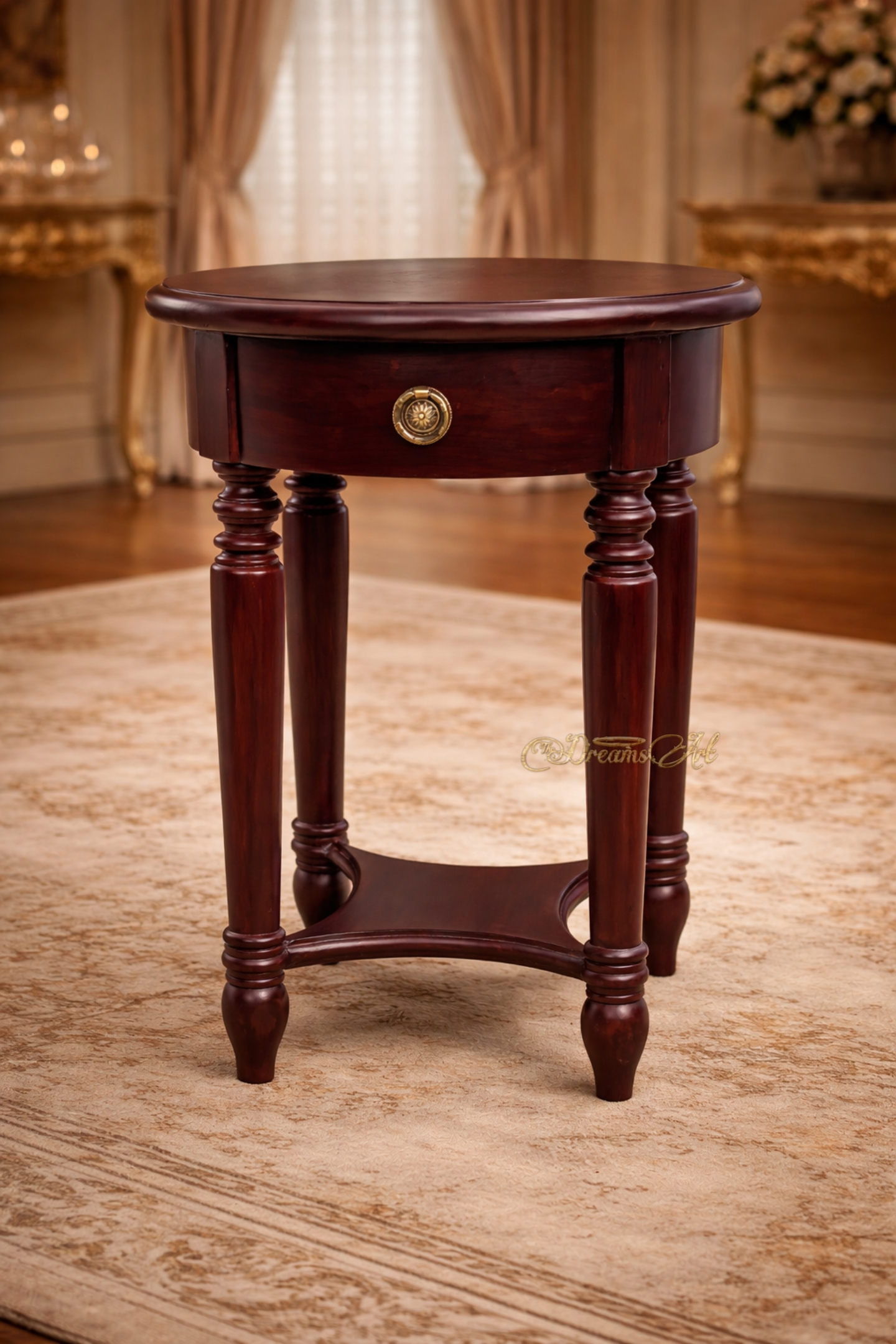 The Windsor Royale Solid Wood Accent Table
