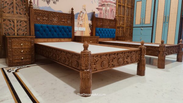 Royal Heritage Hand-Carved Luxury Wooden Kids Bedroom Set